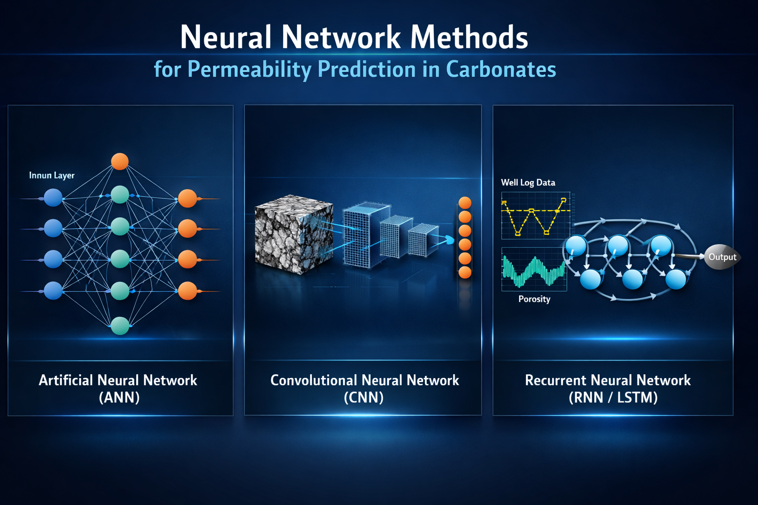 Neural Network Methods for Permeability Prediction in Carbonates